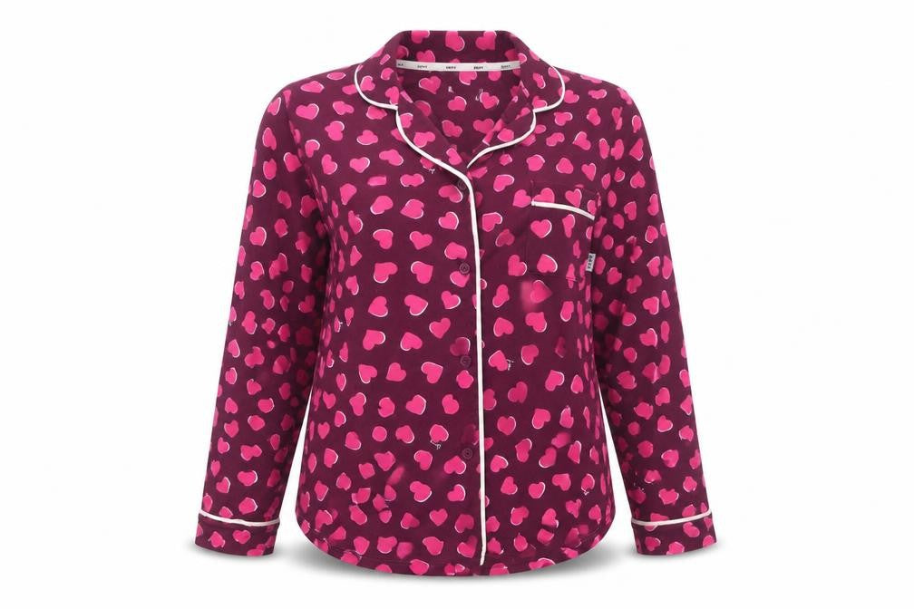 DKNY Women's Multicoloured Pyjama Top - Size L