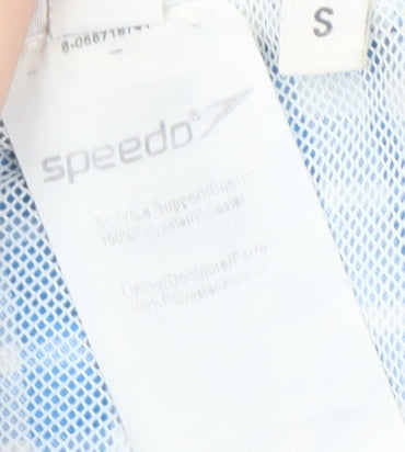 Speedo Men's Blue Check Swim Shorts S