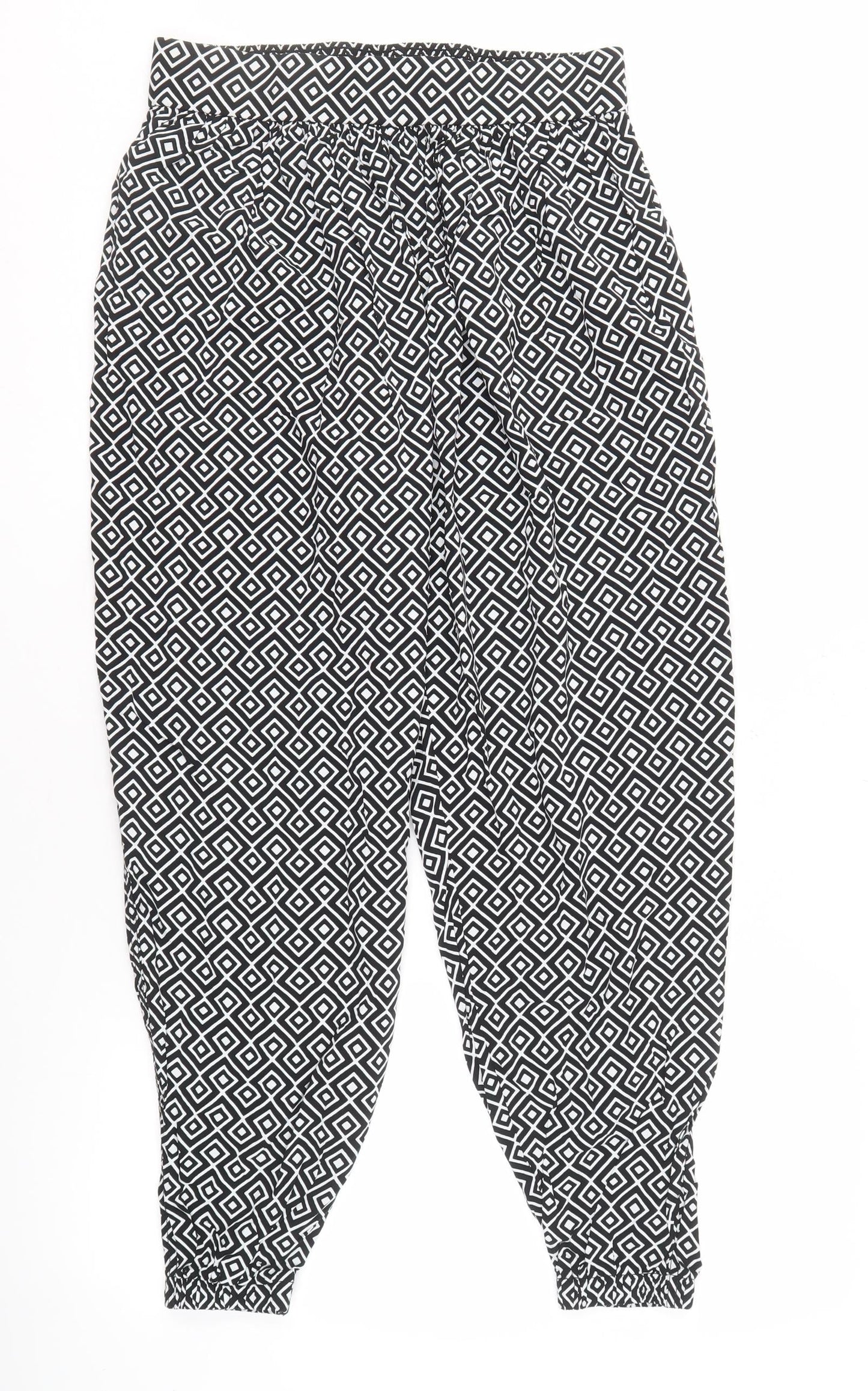 Marks and Spencer Women's Black Harem Trousers Size 8