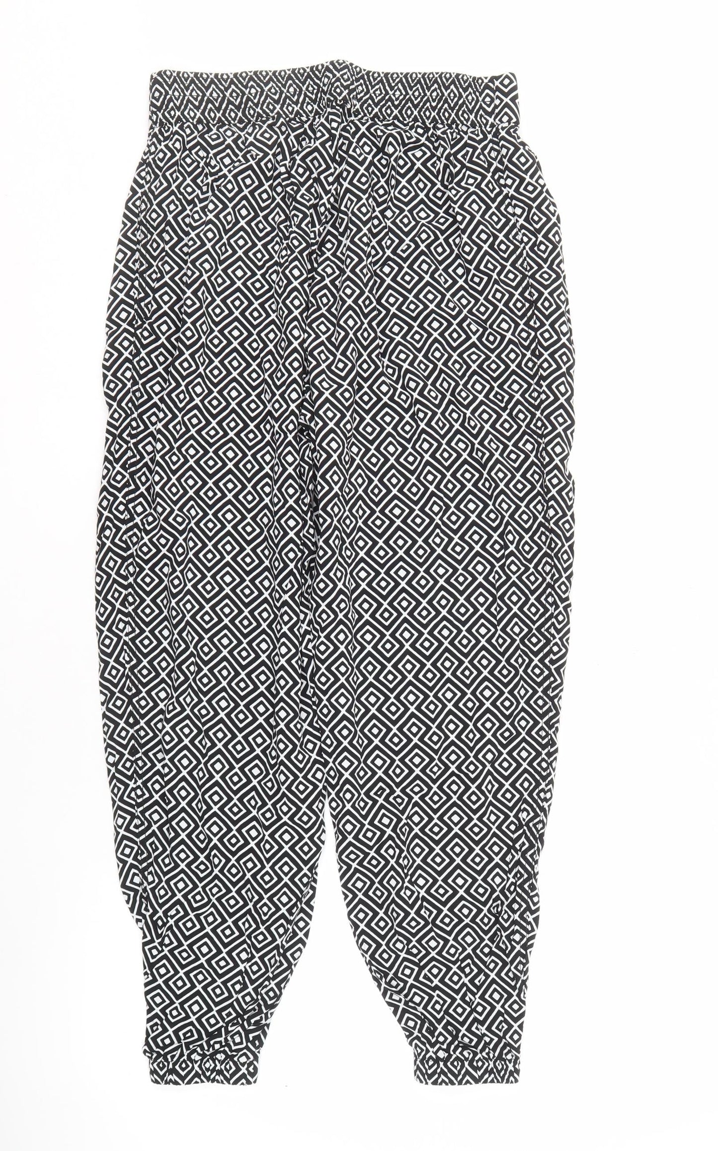 Marks and Spencer Women's Black Harem Trousers Size 8