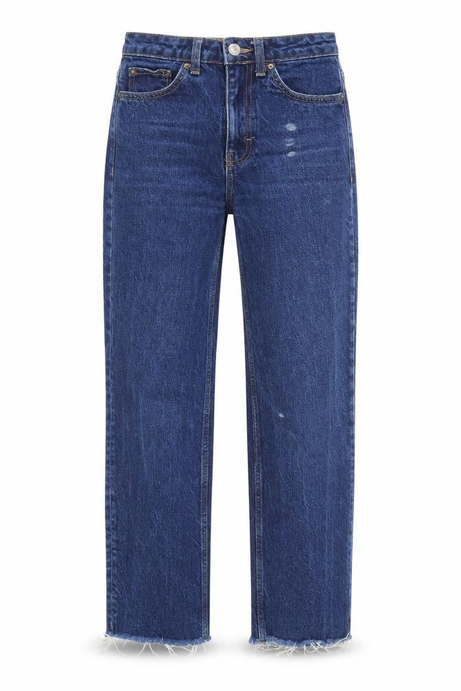 Topshop Women's Blue Straight Jeans Size 4