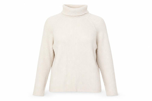 Debbie Morgan Women's Beige Roll Neck Jumper L
