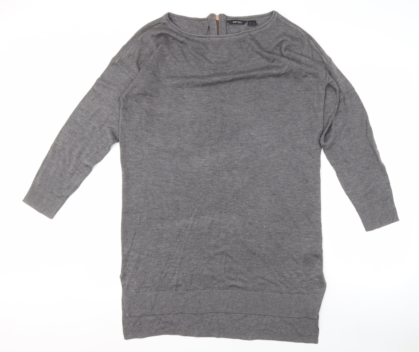 Esmara Women's Grey Relaxed Jumper, Size 16, Boat Neck