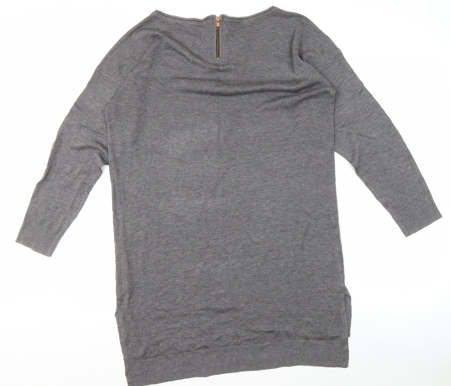 Esmara Women's Grey Relaxed Jumper, Size 16, Boat Neck