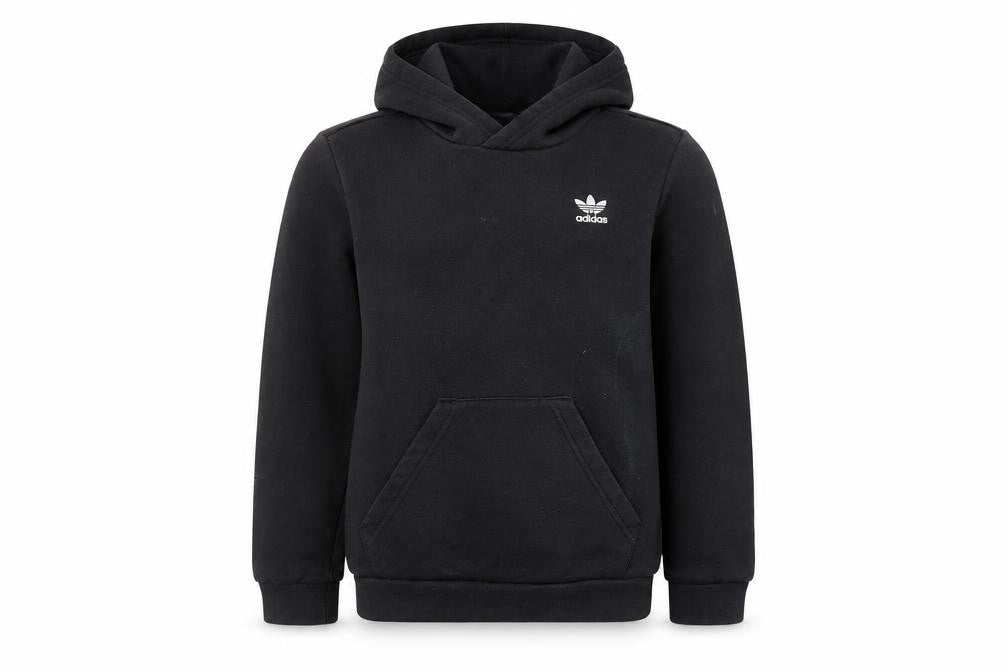 Adidas Boys Black Pullover Hoodie 9-10 Years