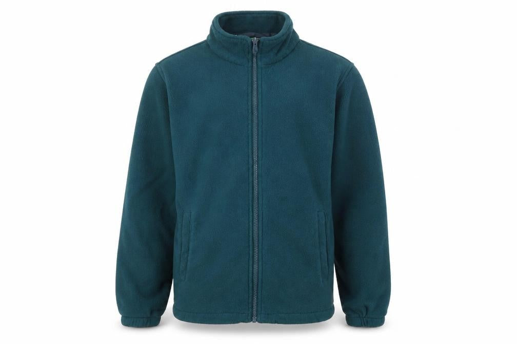 Mountain Warehouse Boys Green Fleece Basic Jacket 13 Years