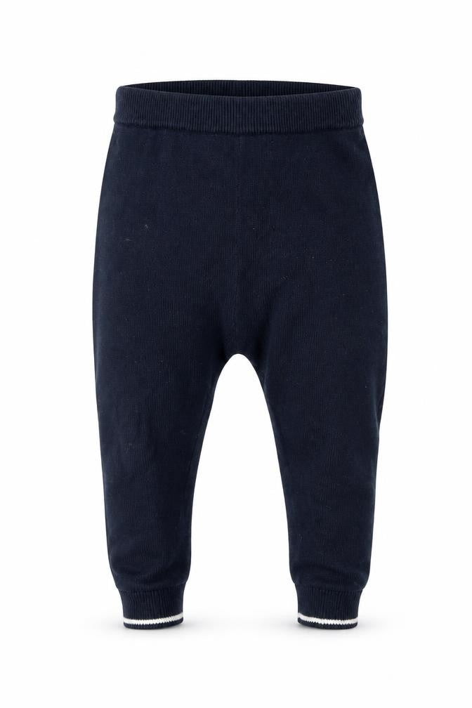 mamas & papas Unisex Baby Blue Jogger Trousers, 12-18 Months