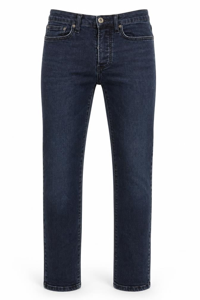 Topman Men's Blue Denim Jeans, Size S, Dark Wash