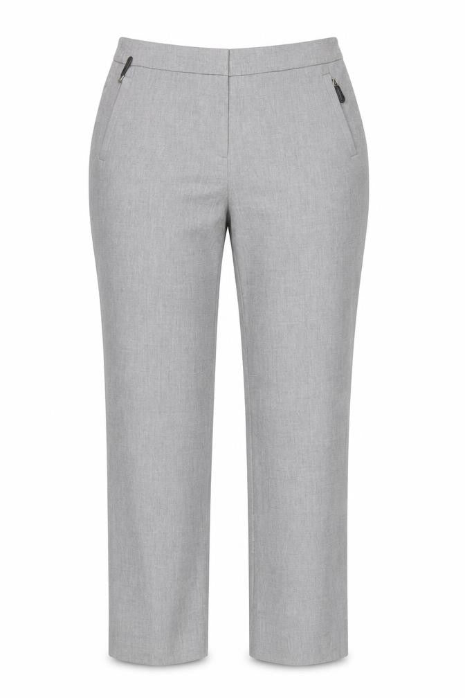 Viyella Women's Grey Trousers, Size 14, Classic Straight Fit