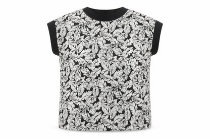 Eastex Women’s Black Floral Blouse Size 12 Regular