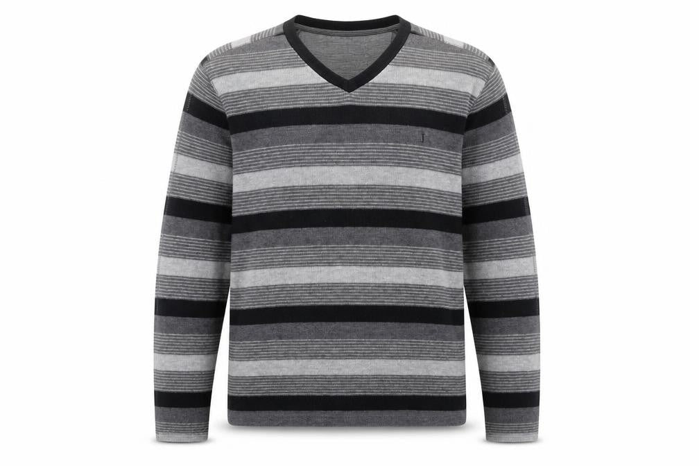 Jasper Conran Men's Grey V-Neck Pullover M