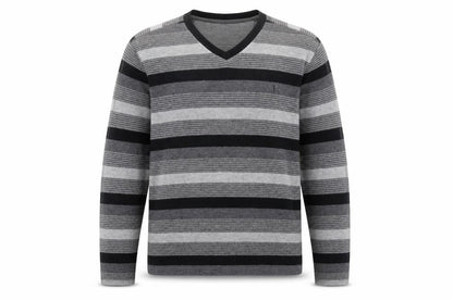 Jasper Conran Men's Grey V-Neck Pullover M