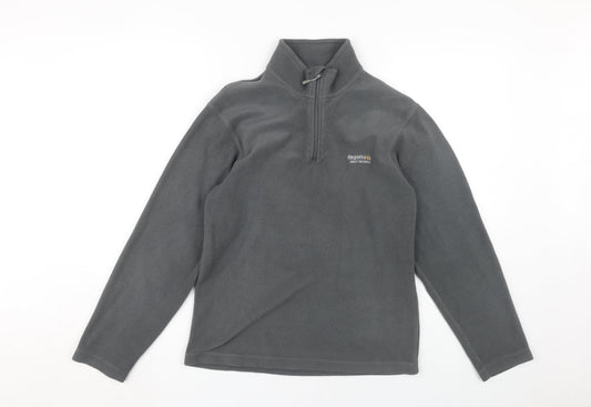 Regatta Grey Men's Fleece Sweatshirt S with Logo