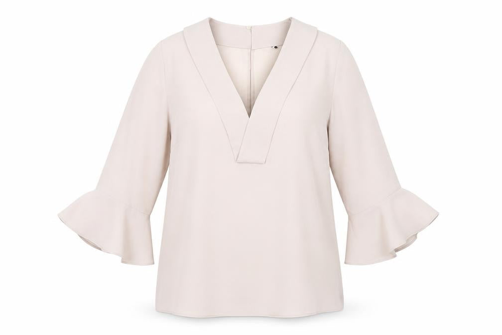 Jasper Conran Beige Women's Blouse Size 14