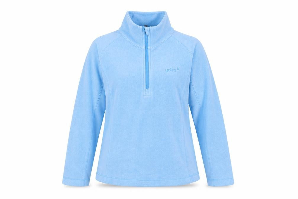 Gelert Women's Blue Henley Sweatshirt Size 8