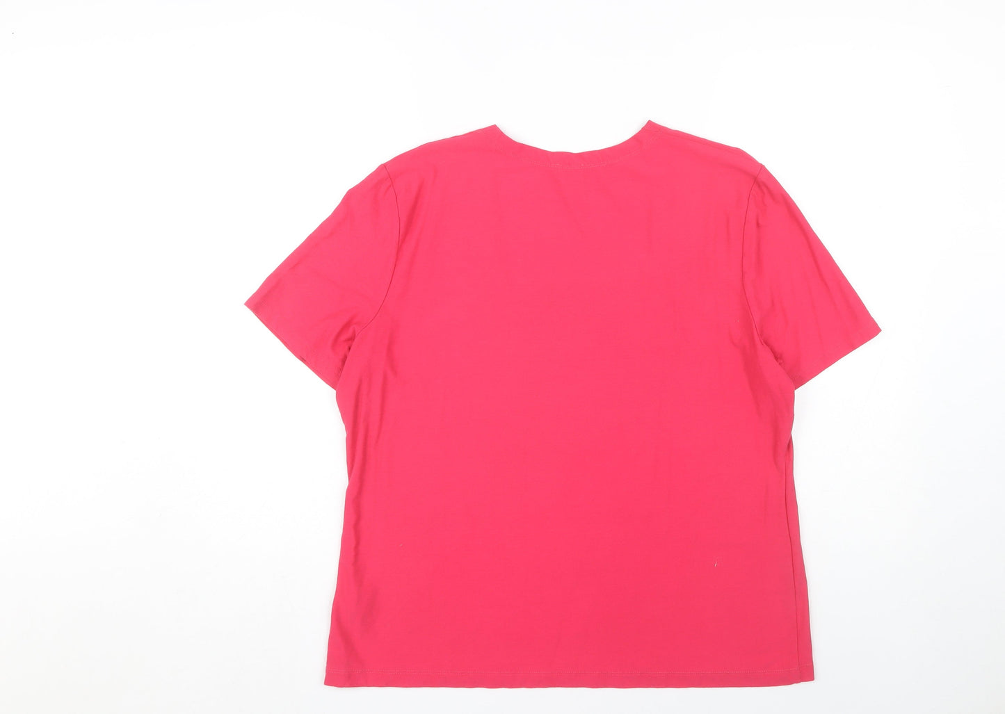 Viyella Women's XL Pink Square Neck Top