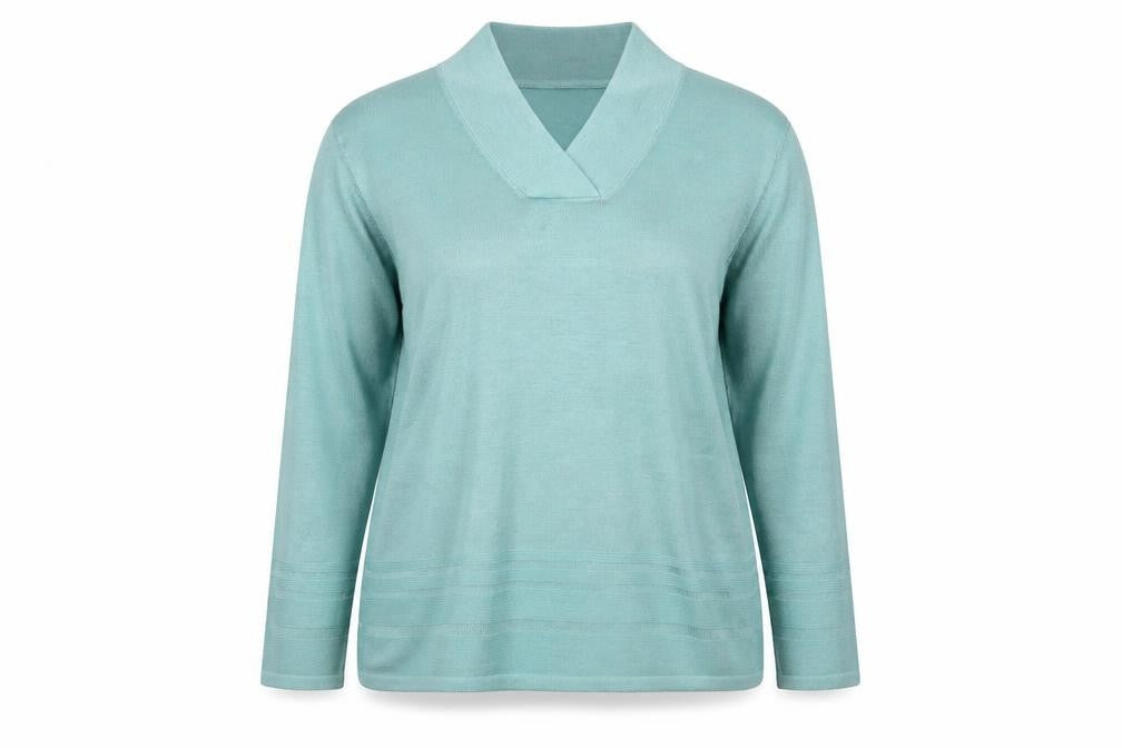 Eastex Women's Blue Collared Jumper Size 16