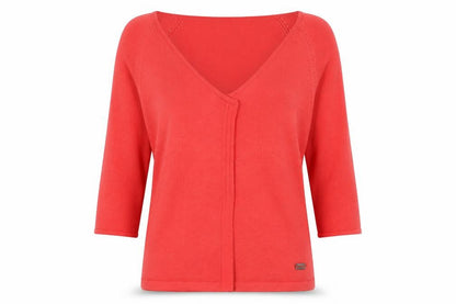 Firetrap Women's Red V-Neck Cardigan, Size M