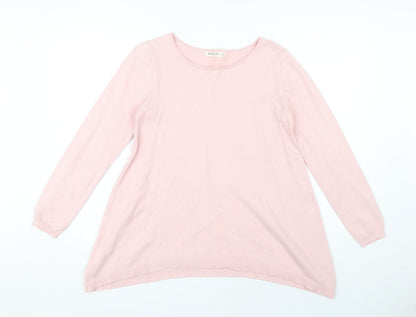 WoolOvers Women's Pink Pullover Jumper XS