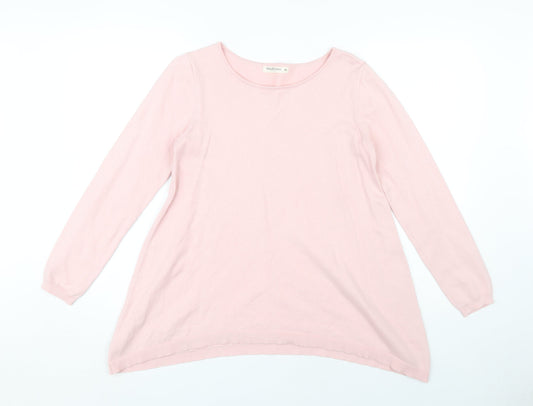WoolOvers Women's Pink Pullover Jumper XS