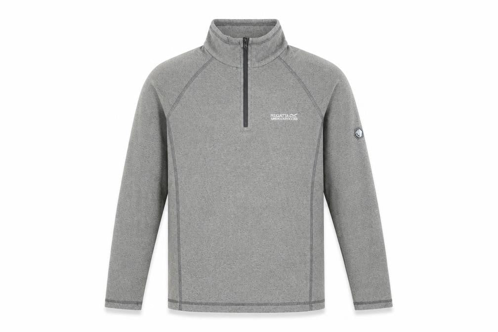 Regatta Men's Grey Lightweight 1/4 Zip Sweatshirt S