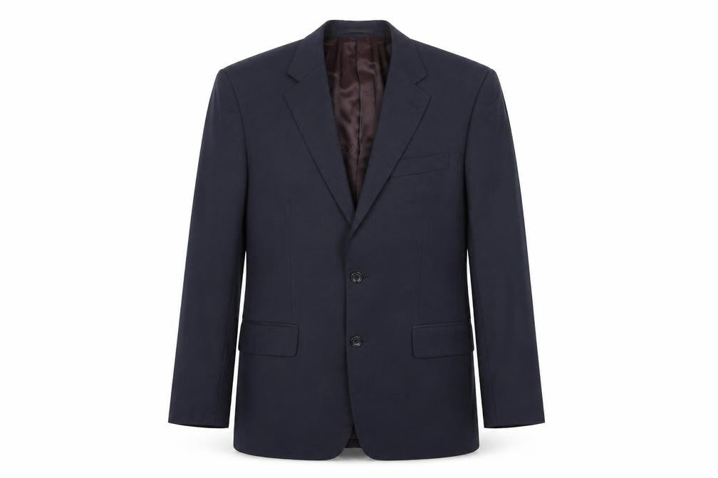 Chester Barrie Men's Blue Wool Blazer, Size 38R