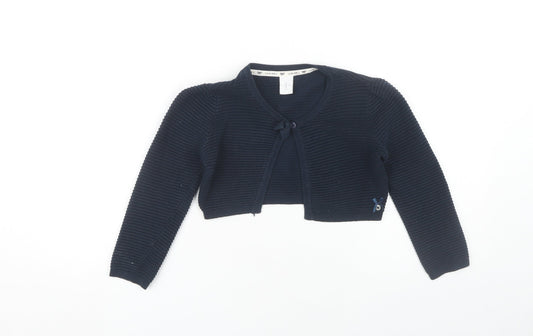 Jasper Conran Girls Blue Shrug, Size 4-5, Cotton, Casual Wear
