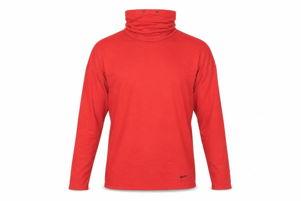 Nike Men's Red Pullover XS Slim Fit High Neck Top