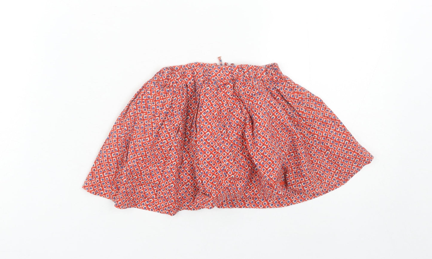 Next Girls Multicoloured A-Line Skirt, 9-12 Months, Cotton