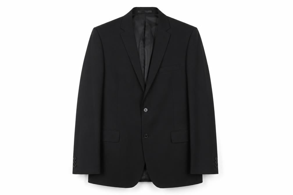 Thomas Nash Men's Black Suit Jacket 44 Regular Fit Business