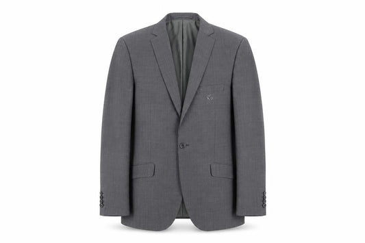 Moss London Men's Grey Slim Fit Blazer, Size M