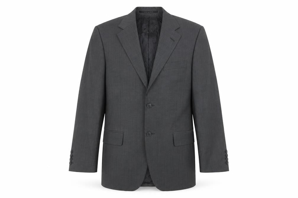 Jeff Banks Men's Grey Wool Blazer, 38 Chest, Regular Fit