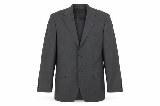 Jeff Banks Men's Grey Wool Blazer, 38 Chest, Regular Fit