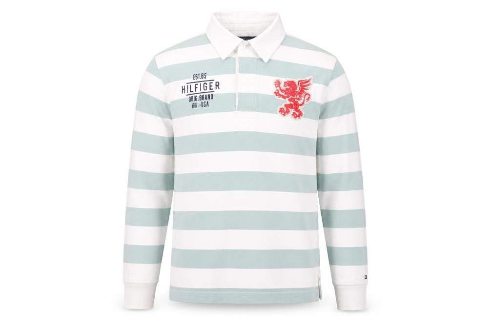 Tommy Hilfiger Boys Multicoloured Stripe Polo L 12-14