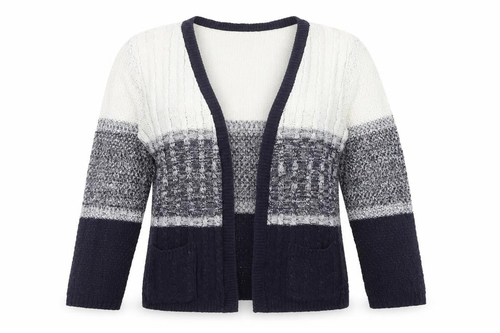 SoulCal & Co Women's Blue Open Front Cardigan, Size 14