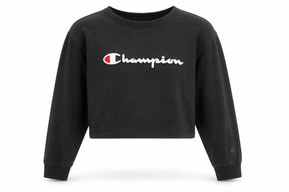 Champion Women's Black Pullover Sweatshirt S