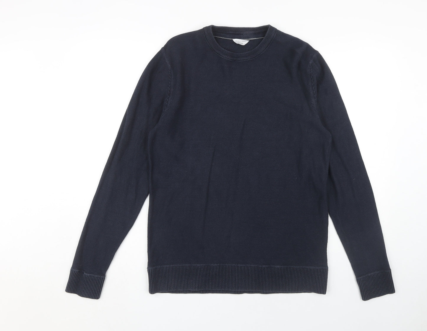 Jack & Jones Men's Blue Pullover Jumper, Size M
