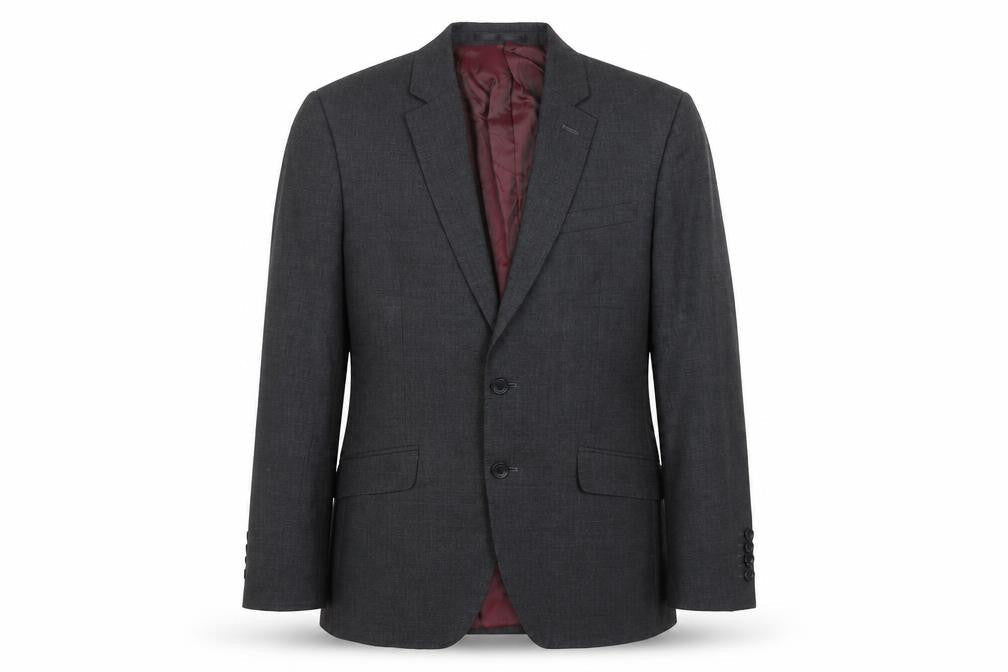 T.M. Lewin Grey Slim Fit Men's Blazer Size 36R