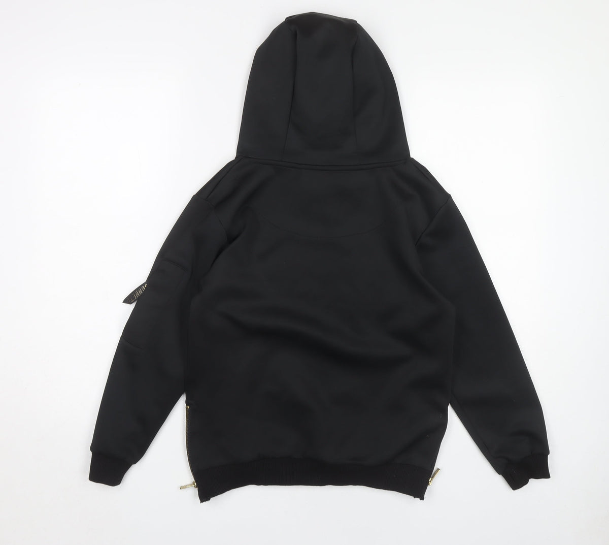Sonneti Boys Black Pullover Hoodie 10-12 Years with Logo Details