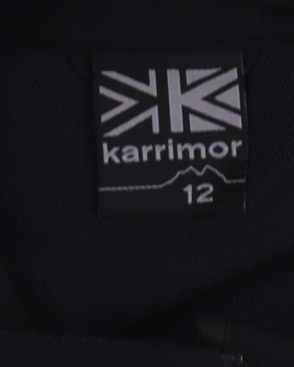 Karrimor Women's Black Jacket Size 12 - Full Zip Casual