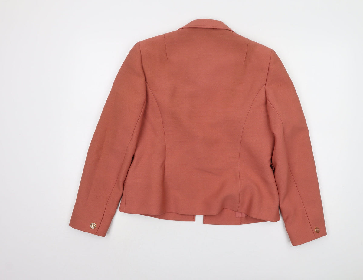 Windsmoor Women's Pink Suit Jacket Size 12 Lined