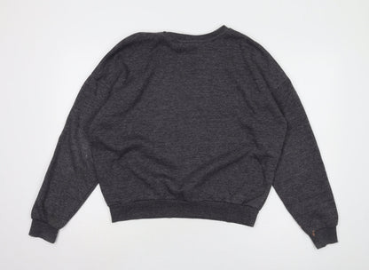 Preloved Harry Potter Grey Unisex Sweatshirt UK 10 - Back