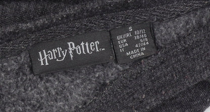 Preloved Harry Potter Grey Unisex Sweatshirt UK 10 - Label