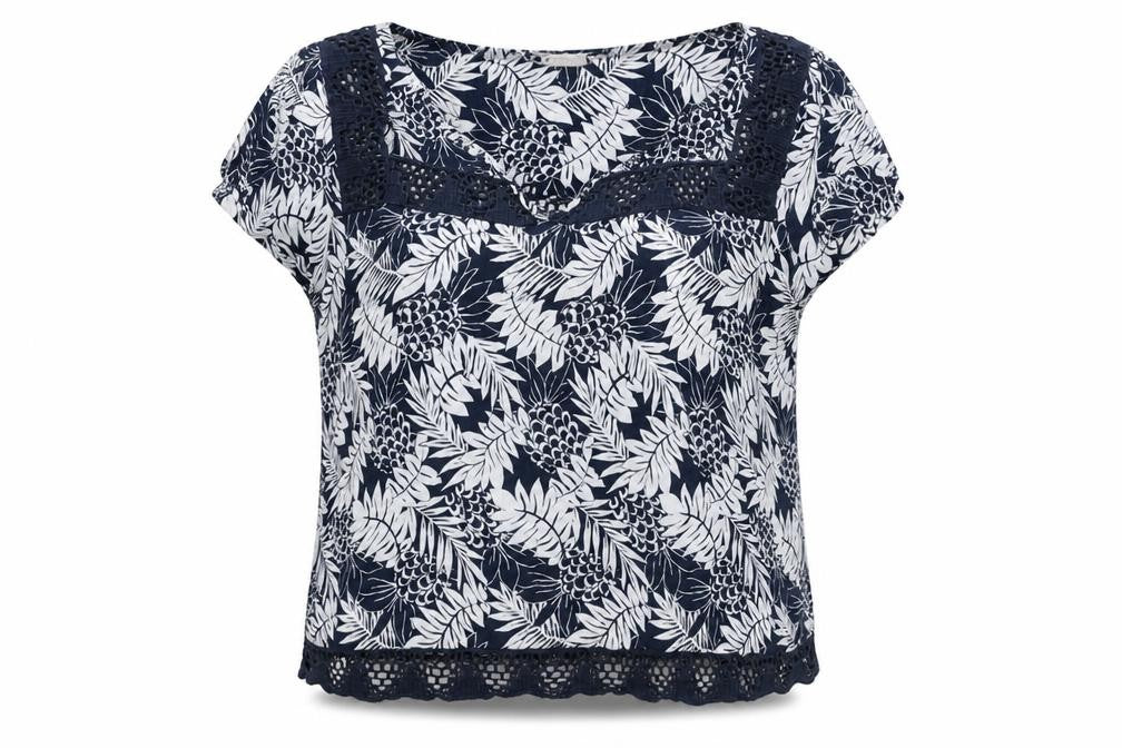 Hush Women's Black Floral Top Size 10