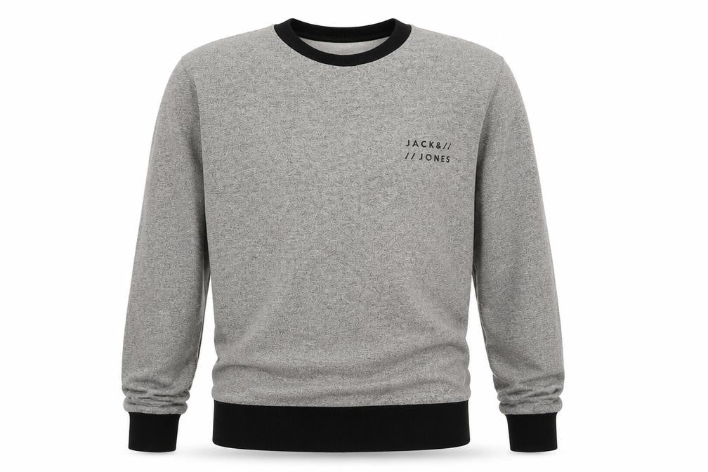 Jack & Jones Men's Grey Pullover Sweatshirt M