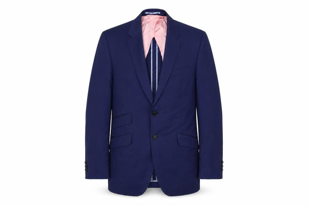 Charles Tyrwhitt Men's Blue Wool Blazer Size 38