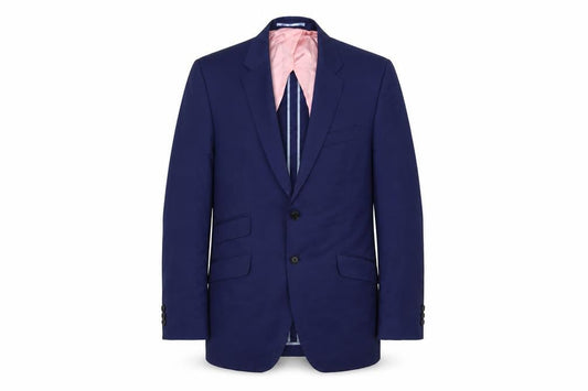 Charles Tyrwhitt Men's Blue Wool Blazer Size 38