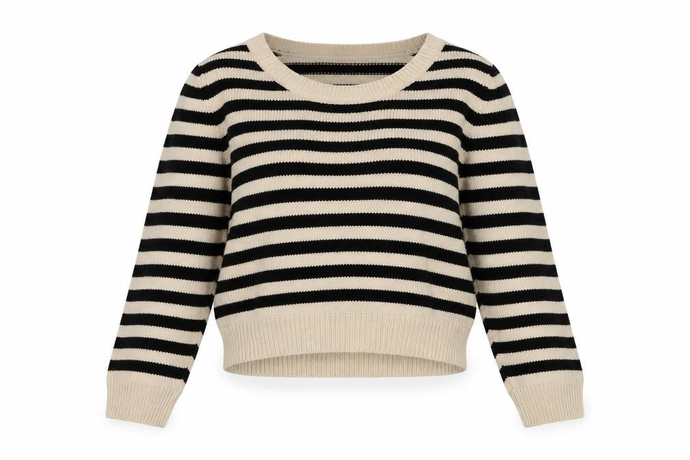 H&M Women's Multicoloured Striped Jumper, Size 12