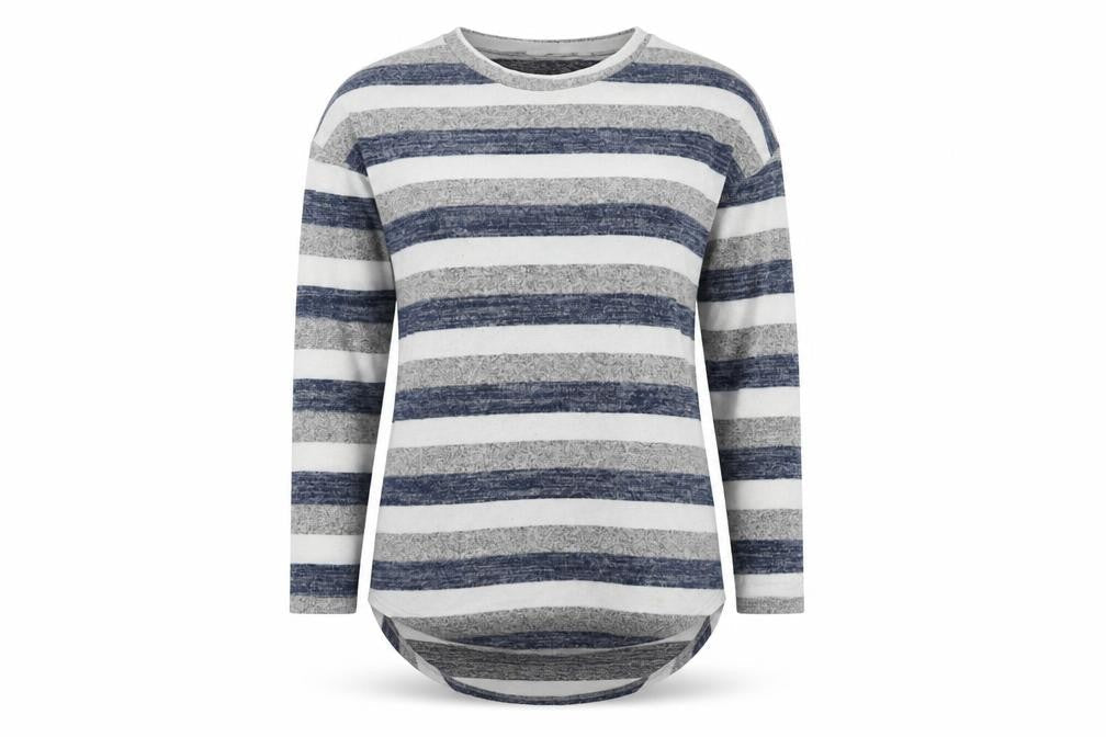 Apricot Women’s Multicoloured Striped Pullover Jumper, 2XS
