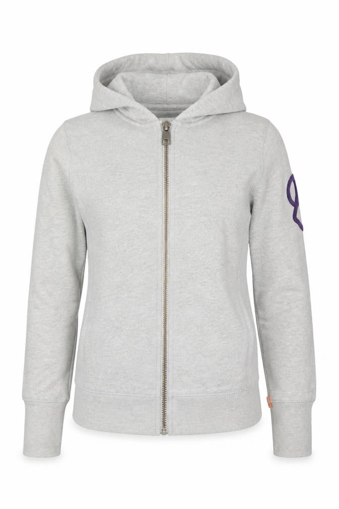 Superdry Grey Unisex Full Zip Hoodie - Small